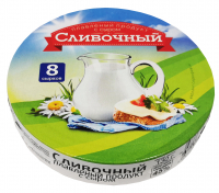 Плавленный продукт &quotСливочный" с сыром с ЗМЖ круг 130 гр